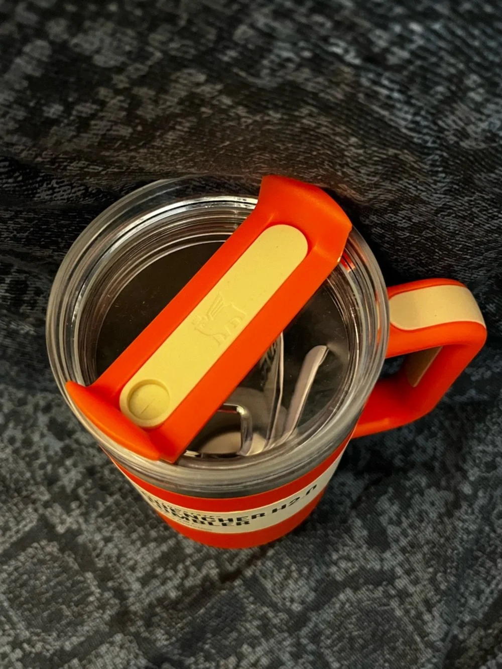 Stanley Quencher Flowstate H2.0 Tumbler Orange 40 Ounces - Picture 4 of 10